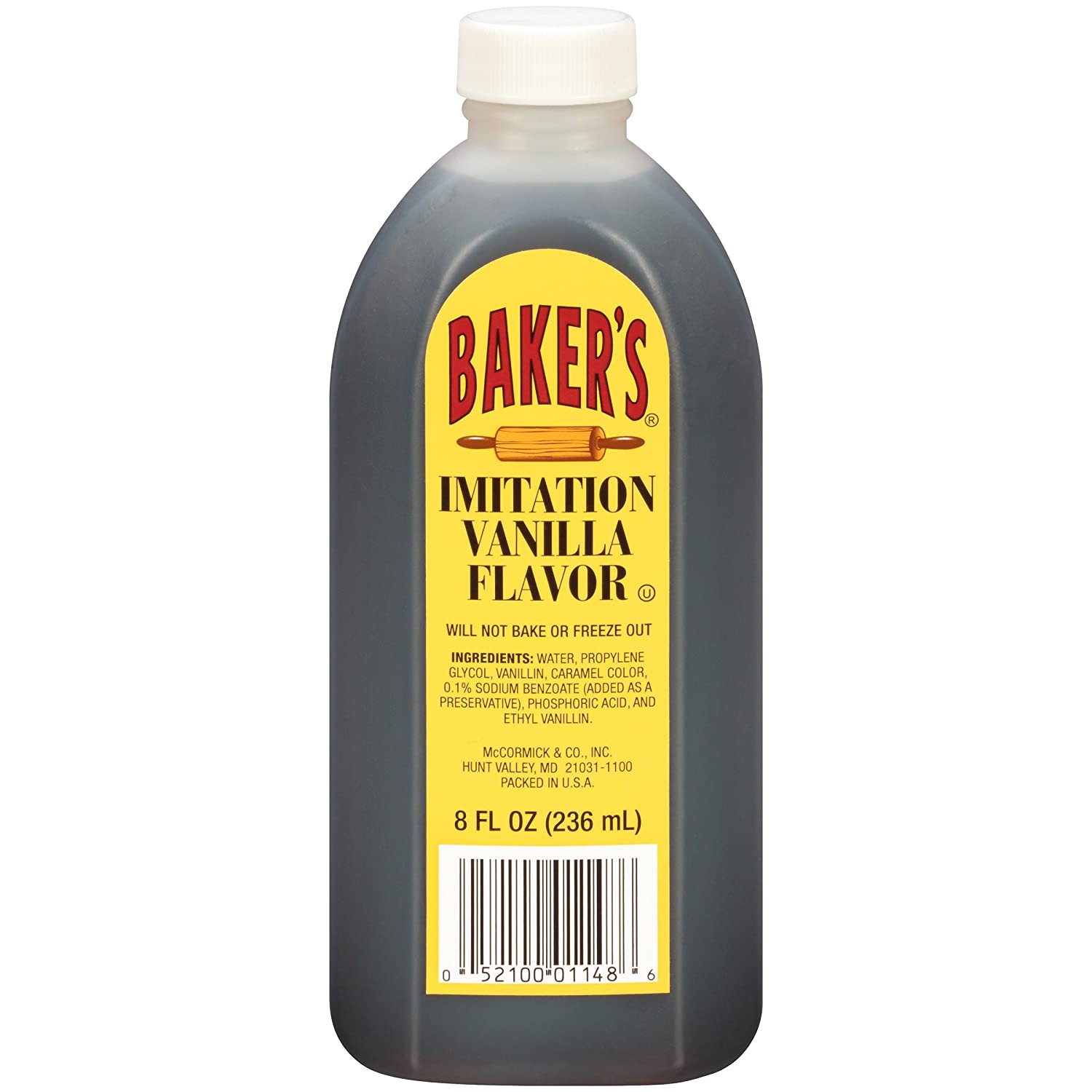 8oz Baker's Imitation Vanilla Flavor - $0.93