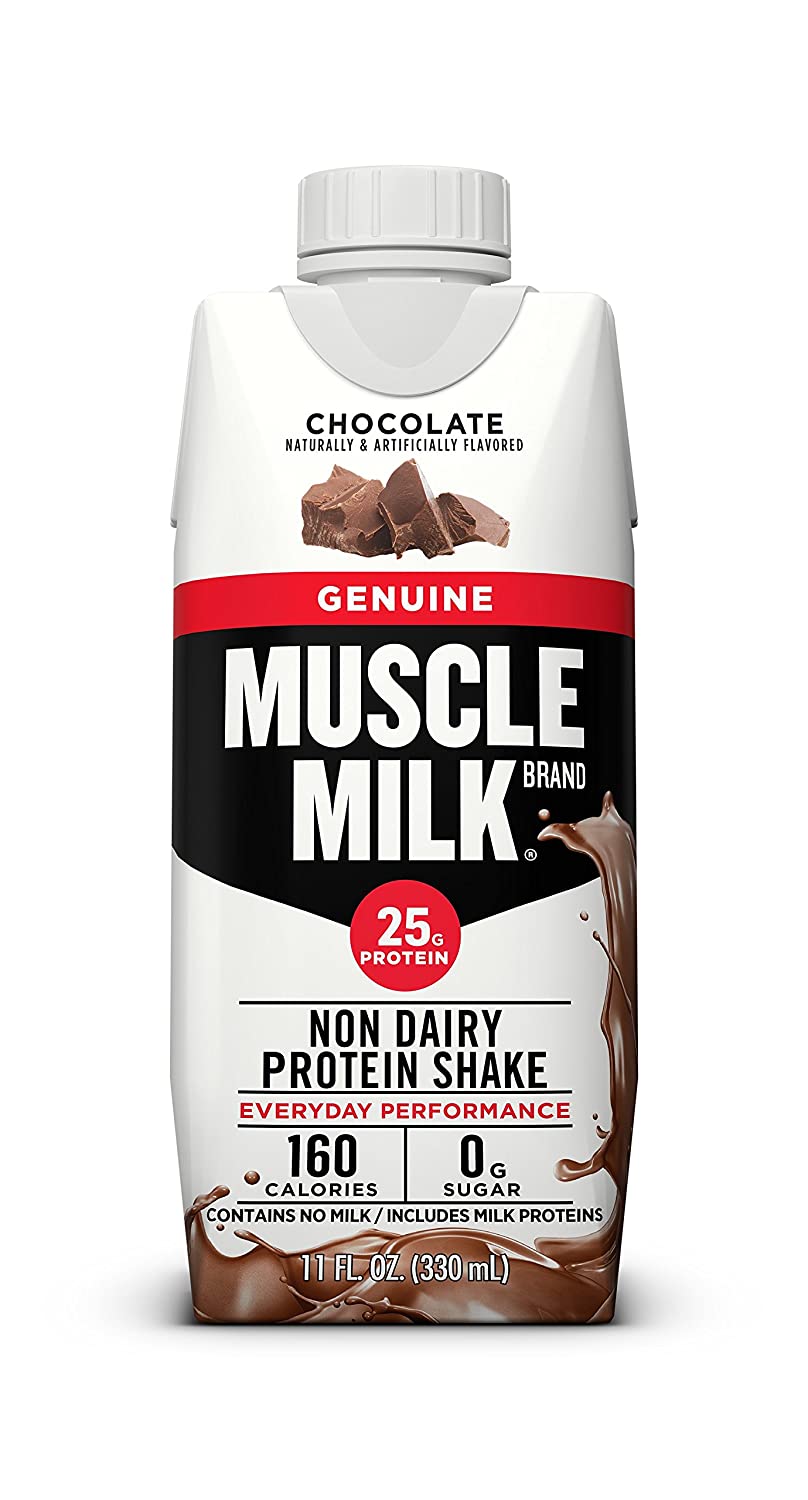 12-Count 11oz Muscle Milk Genuine Protein Shakes (Chocolate) - $8.30 + Free Shipping