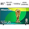 Hisense 85" U65QF Series 4K 144Hz Mini-LED QLED Smart TV