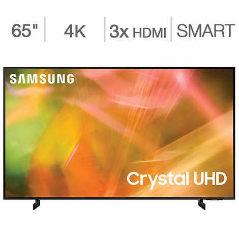 Costco: Samsung 65" AU800D 4K UHD TV + 3 yr warranty $599.99