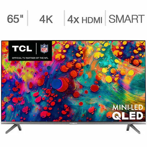 TCL 65" R635 Series (2020) Mini-LED 4K UHD QLED Roku TV @ Costco $649.99