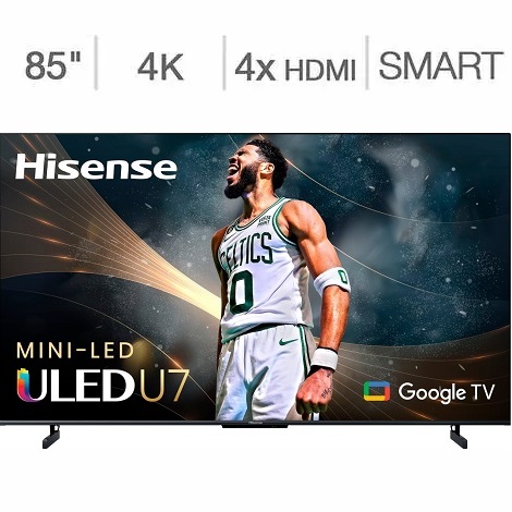 Hisense 85" U7K Series 4K Mini-LED UHD Smart TV @ Best Buy/Amazon $1499.99