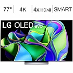 Costco Members: 77" LG OLED77C3AUA C3 4K Smart OLED evo TV + 5-Year Warranty $2300 + Free Shipping
