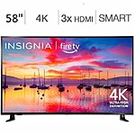 Insignia 58&quot; F30 Series (2024) 4K UHD LED Fire TV @ Best Buy/Amazon $249.99