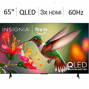 Insignia 65" QF Series QLED 4K UHD Smart TV (2025) @ Best Buy $329.99