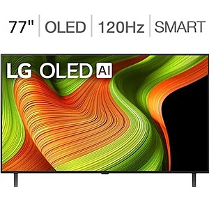 LG 77" Class B5 Series OLED AI 4K UHD 120Hz Smart webOS TV (2025) $1300 + Free Shipping