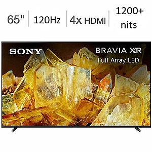 Sony 65" X90L Series 120Hz 4K Google Smart TV (2023) @ Best Buy $799.99