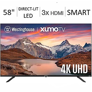 Westinghouse 58" UX4800 Series 4K UHD LED Smart TV (2025) @ Best Buy $179.99