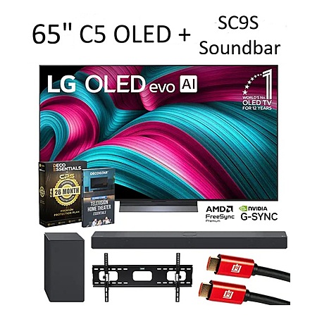 LG 65" C5 OLED + SC9S Soundbar + 26mo. Wty & more @ Beach Camera via Best Buy $1399.99