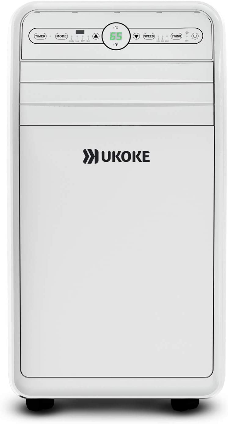 $289 Ukoke USPC02S Smart Wifi Portable 3-in-1 Air Conditioner, Dehumidifier & Fan