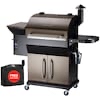 ZPG-1000D 1060 sq in Bronze Pellet Grill and Smoker | 8-in-1 BBQ for 569 - $569