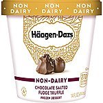 Haagen Dazs Non-Dairy Chocolate Salted Fudge Truffle Dessert 14 oz, $0.25 Exclusive for Prime through AmazonFresh only