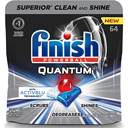 Finish Quantum Powerball Dishwashing Tabs 3x 64 ct. $29.40 @ Amazon After Subscribe & Save 15% and $10 Multibuy Discount