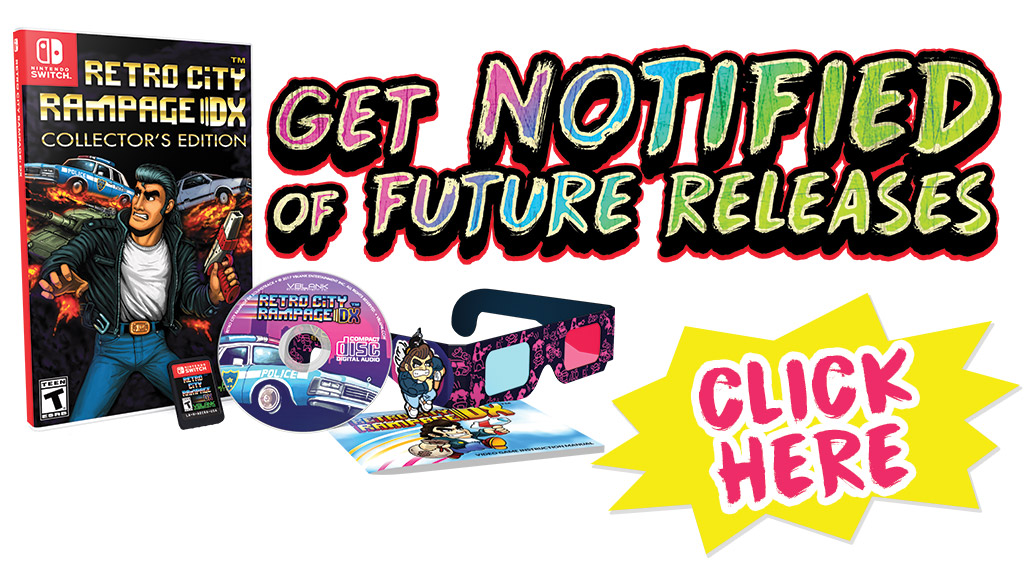 Retro City Rampage DX for Nintendo Switch - Standard Edition 29.99 or CE 44.99