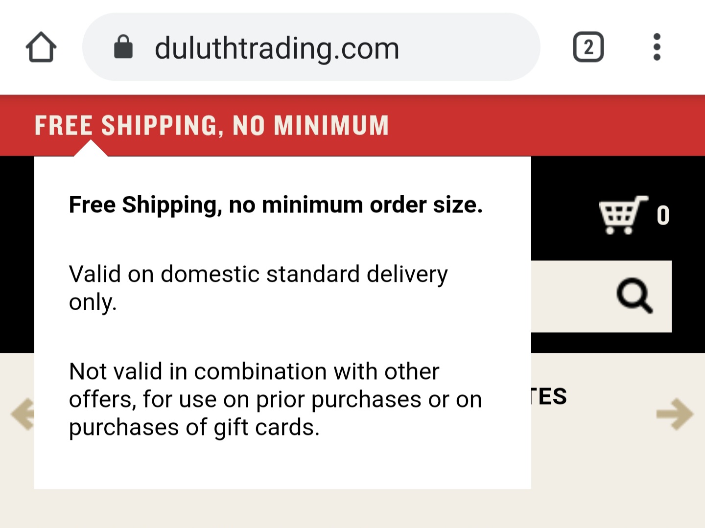 Duluth Trading Company Is Offering Free Shipping On Any Order At