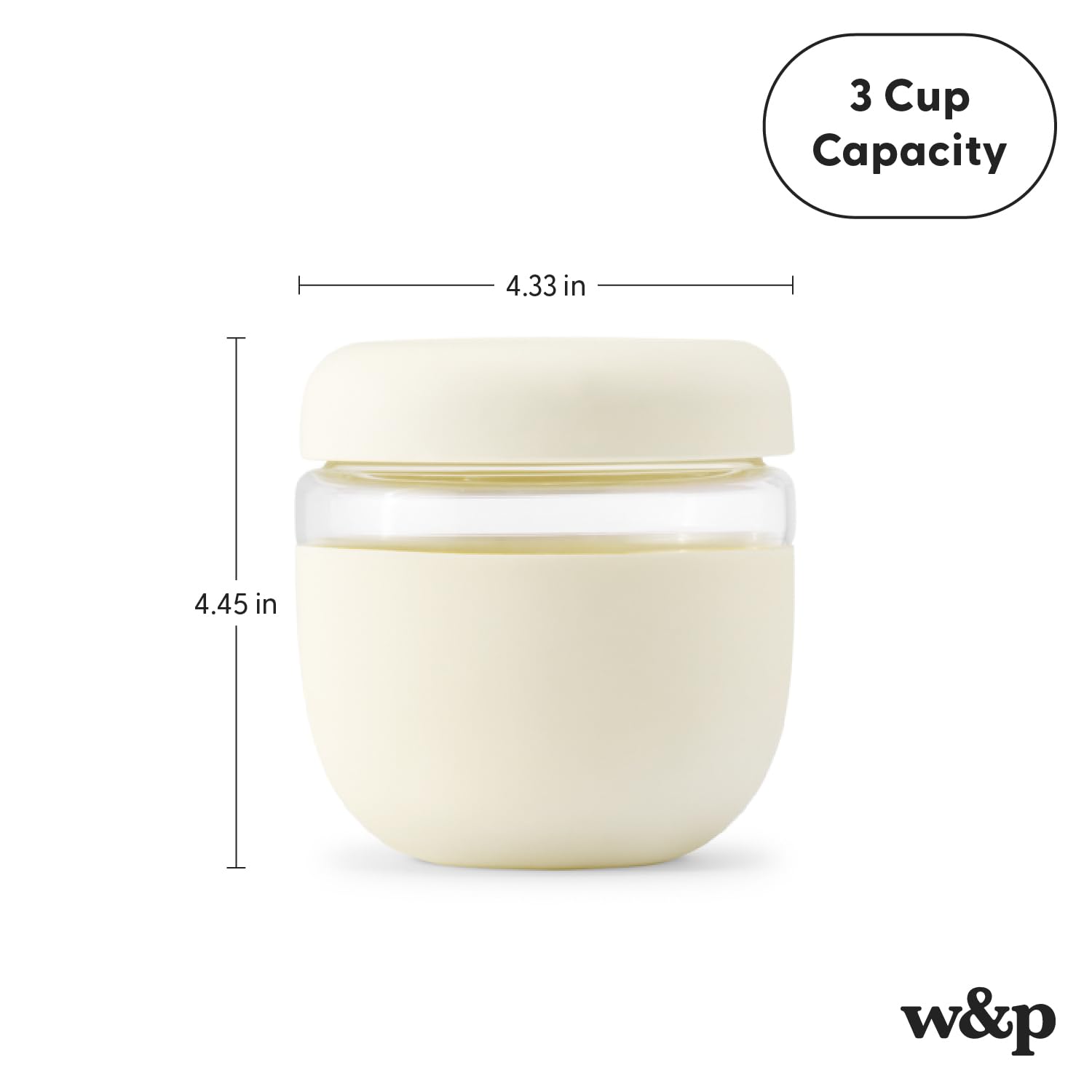W&P Porter Seal Tight Glass Lunch Bowl Container w/ Lid | 24 Ounces | 25% off coupon $22.5