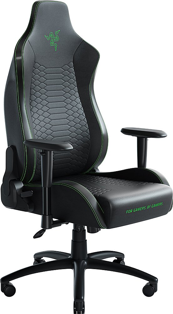 Razer - Iskur XL - Gaming Chair With Built In Lumbar Support - Dark Gray  50% 0ff - $299