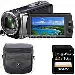 Sony Handycam Bundle - HDR-CX190 1920x1080 Full HD 25x Optical Zoom Camcorder + 16GB Sony SD Card + Carrying Case - $150 shipped - it's BACK!