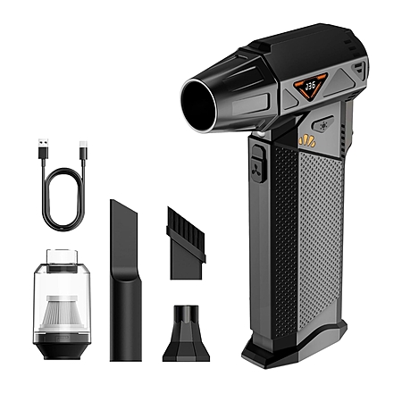 2 in 1 Rechargeable Electric Duster Blower Vaccum with LED, 8000mah USB-C $12.99 w/ Free Shipping