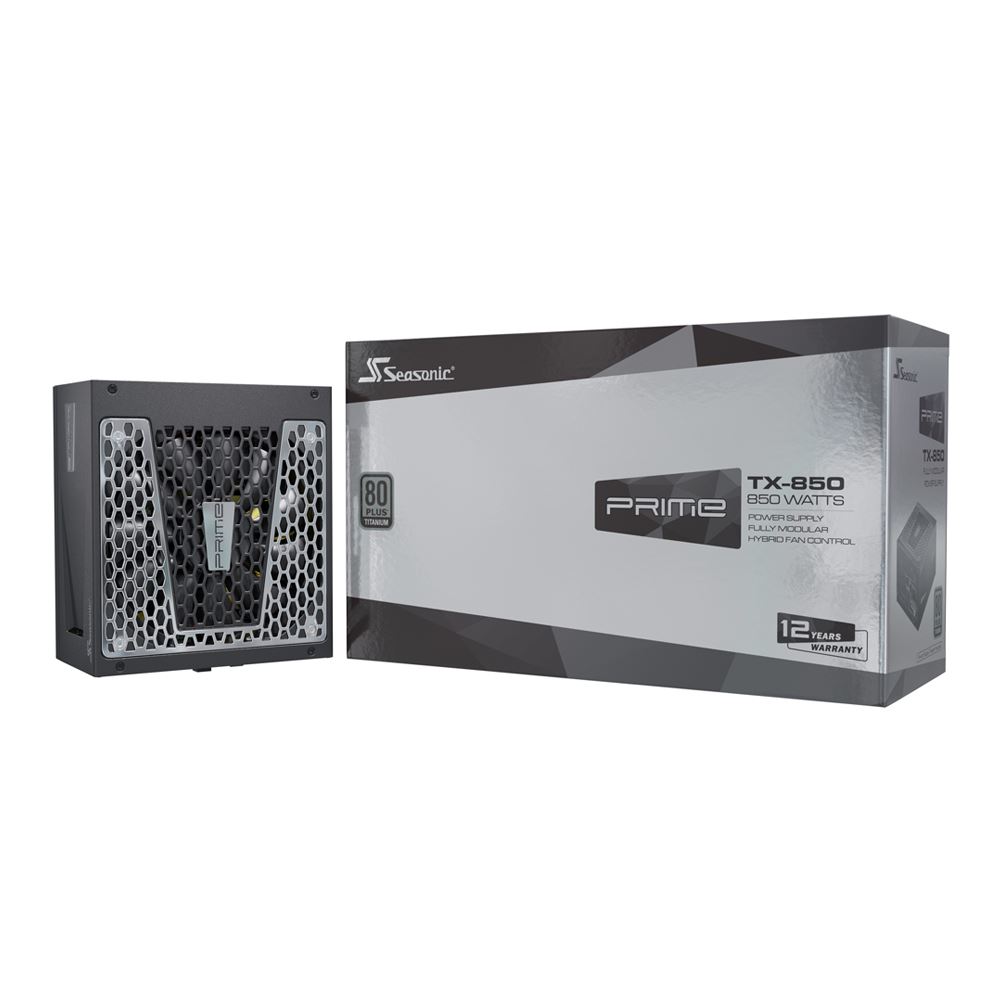 Microcenter Only: Seasonic Prime TX-850 850 Watt 80+ Titanium Efficiency Power Supply (PSU), Fully Modular, 12-year Warranty $174.99
