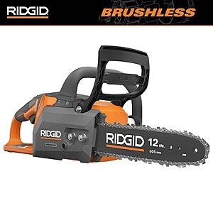 12" RIDGID 18V Brushless Cordless Chainsaw (Tool Only) $149 + Free Shipping