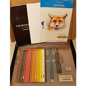 Prismacolor Technique Animal Drawing Set - Level 1, Drawing and