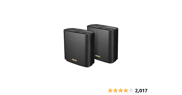 ASUS ZenWiFi AX6600 Tri-Band Mesh WiFi 6 System (XT8 2PK) - Whole Home Coverage up to 5500 sq.ft & 6+ rooms, AiMesh, Included Lifetime Internet Security, Easy Setup, 3 SS - $295.95