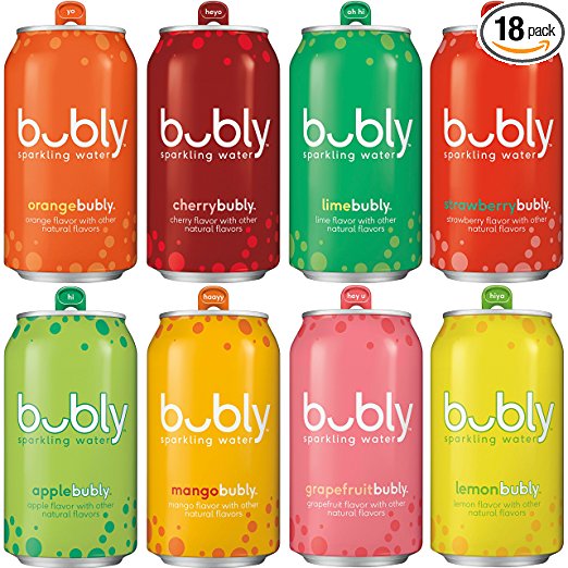 25% off bubly Sparkling Water Sampler Variety Pack, All 8 Flavors, 12oz Cans, 18 Can Pack, $7.48 w/S&S