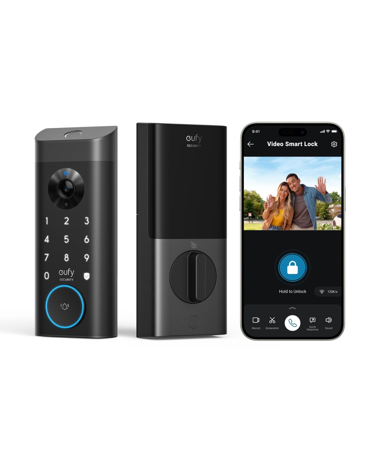 eufy Security Video Smart Lock E330, 3-in-1 Camera+Doorbell+Fingerprint $239.99