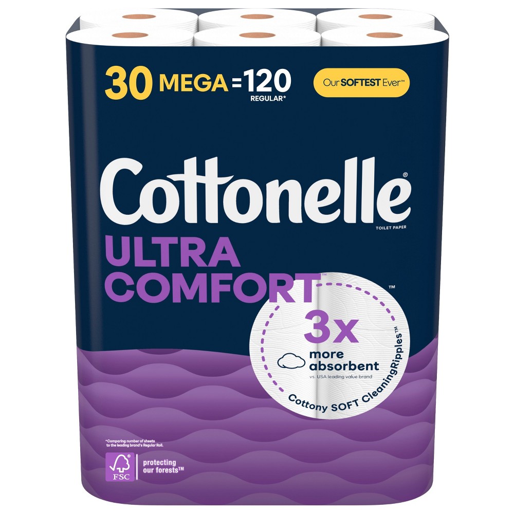 60 Mega Rolls of Cottonelle Ultra Comfort Toilet Paper @Target $46.33