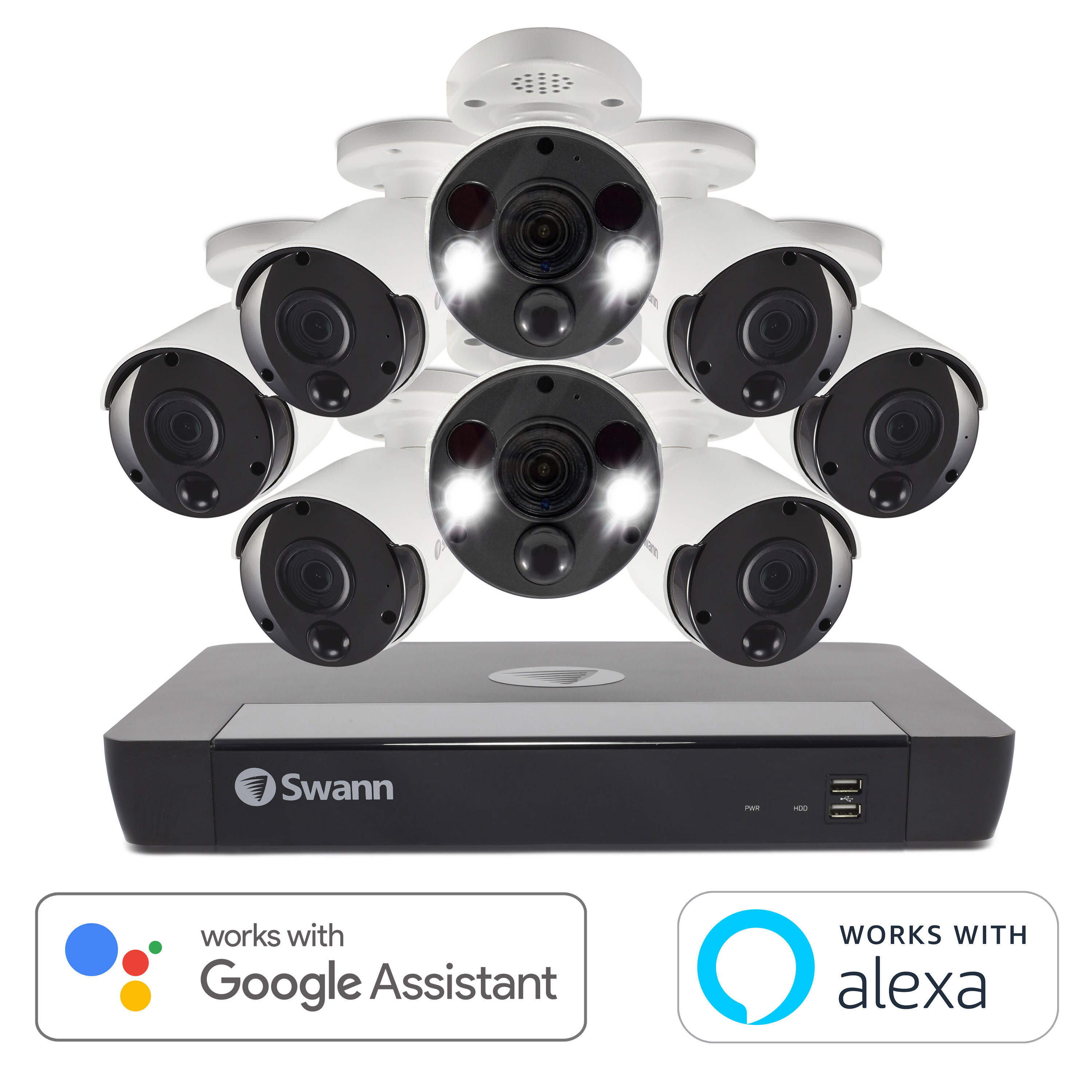 $799.99 - Swann 16-Channel 4K Ultra HD NVR Security System