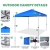 $69.09 GVDV Canopy Tent, 10x10 Pop up Canopy Outdoor Shade with Wheeled Bag