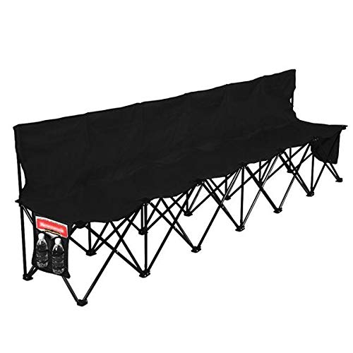 Yaheetech Portable 6 Seats Sport Sideline Folding Bench Coupon
