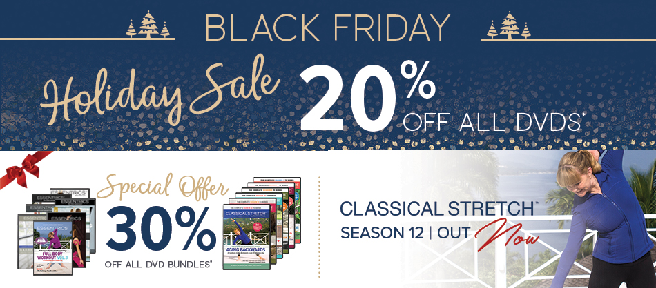 CLASSICAL STRETCH/essentrics exercise DVDs 20/30% off $52 ...