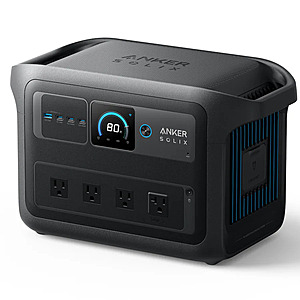 Anker SOLIX C1000X Gen2 Portable Power Station,1024 Wh/Peak 3000W Battery Solar Generator $399.99