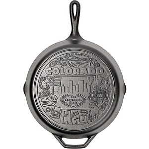 Lodge 12" American Road Trip Series Seasoned Cast Iron Skillet