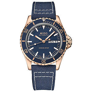 40.5mm Mido Ocean Star Blue Dial Men's Automatic Watch $456.70 + Free S&H