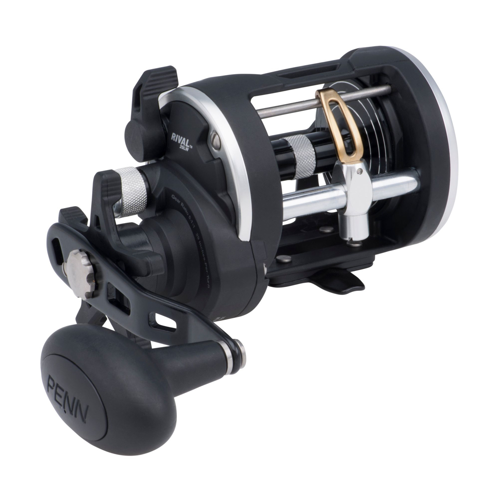 PENN Rival Level Wind Conventional Fishing Reel, Size 20 - $20