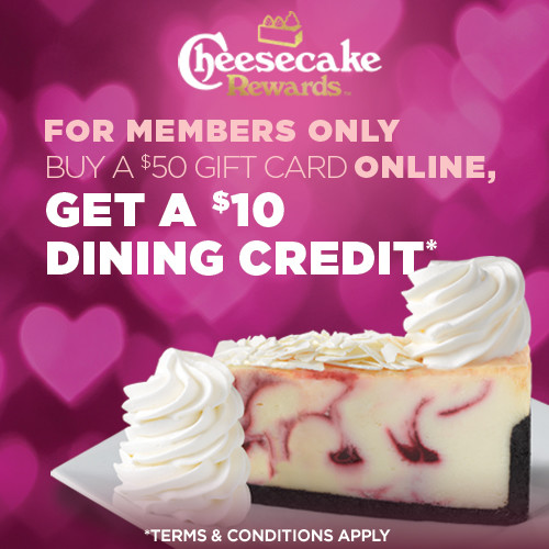Cheesecake factory coupons cheap