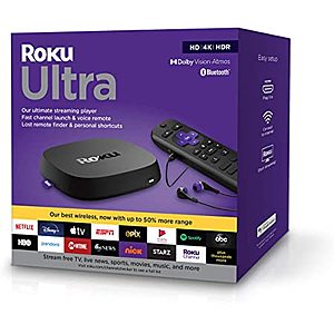 Target RedCard Holders: Roku Ultra 4K/HDR/Dolby Vision Streaming