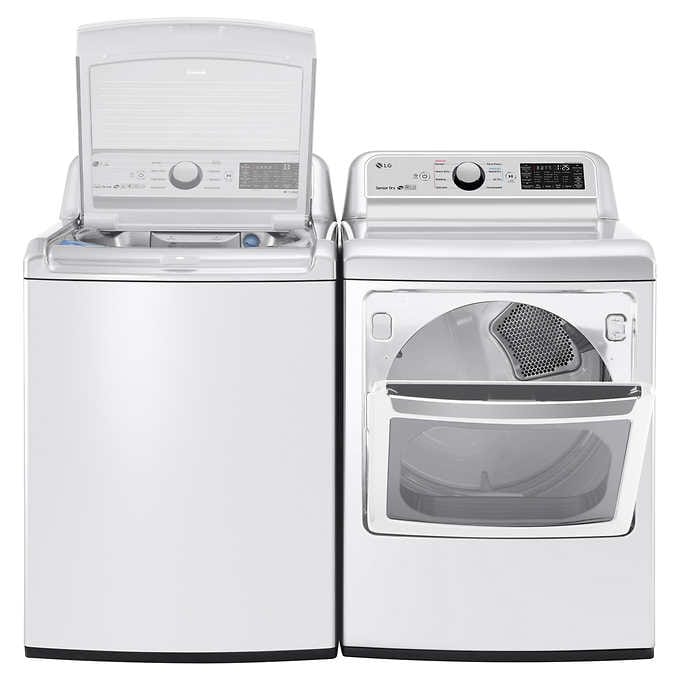 Costco: LG 5.0 cu. ft. Washer and 7.3 cu. ft. ELECTRIC Dryer with SmartDiagnosis with installation + haul-away $999.97 YMMV
