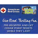 Free 2018 Cedar Fair/Six Flags Amusement Park Ticket for Donating Blood