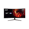 Acer 34&amp;quot; Nitro Curved Gaming Monitor ED340CU S 180Hz 1440p Refurbished $148.32