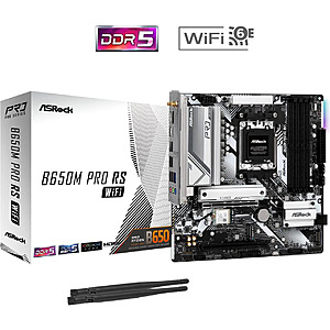 ASRock B650M Pro RS WiFi + Team Group 16GB (2 x 8GB) DDR5 6000 CL38 $109.99