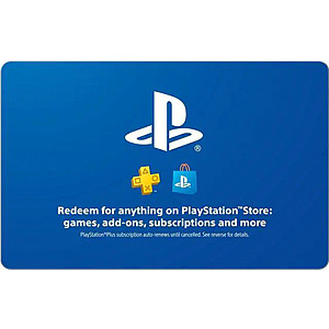 0 Sony PlayStation Store Gift Card  (Email Delivery)