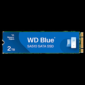 Western Digital 2TB WD Blue SA510 SATA SSD M.2 2280 $115.99