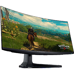 34" Alienware AW3423DWF 3440x1440 165Hz Curved QD-OLED Gaming Monitor $450 + Free Shipping