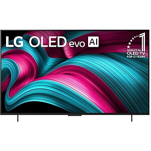 LG 4K OLED evo AI C5 TV: 65" $1117.60, 55" $957.60, 42" $717.60 + Free Shipping