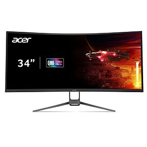 34" Acer Nitro 3440 x 1440 120hz VA 1000R Ultrawide Gaming Monitor EDA343CUR J0bmiippx $199.99