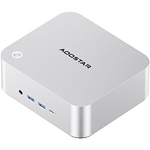 AOOSTAR MACO Barebones PC: Ryzen 7 Pro 6850H, 24GB LPDDR5 (No SSD) $267.85 + Free S&H